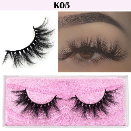 Visofree Eyelashes 3D Mink Lashes natural handmade volume soft lashes long eyelash extension real mink eyelash for makeup E01