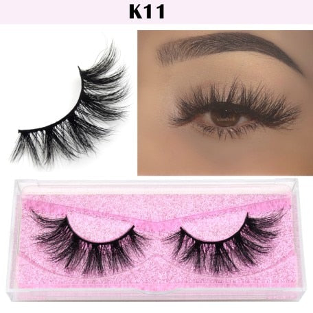Visofree Eyelashes 3D Mink Lashes natural handmade volume soft lashes long eyelash extension real mink eyelash for makeup E01