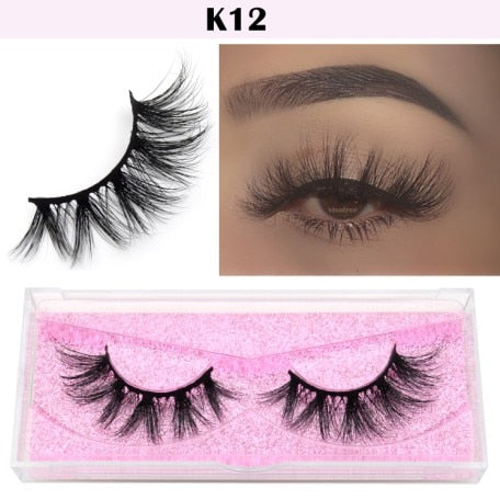 Visofree Eyelashes 3D Mink Lashes natural handmade volume soft lashes long eyelash extension real mink eyelash for makeup E01