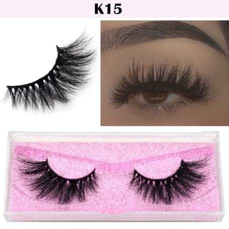 Visofree Eyelashes 3D Mink Lashes natural handmade volume soft lashes long eyelash extension real mink eyelash for makeup E01