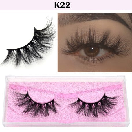 Visofree Eyelashes 3D Mink Lashes natural handmade volume soft lashes long eyelash extension real mink eyelash for makeup E01
