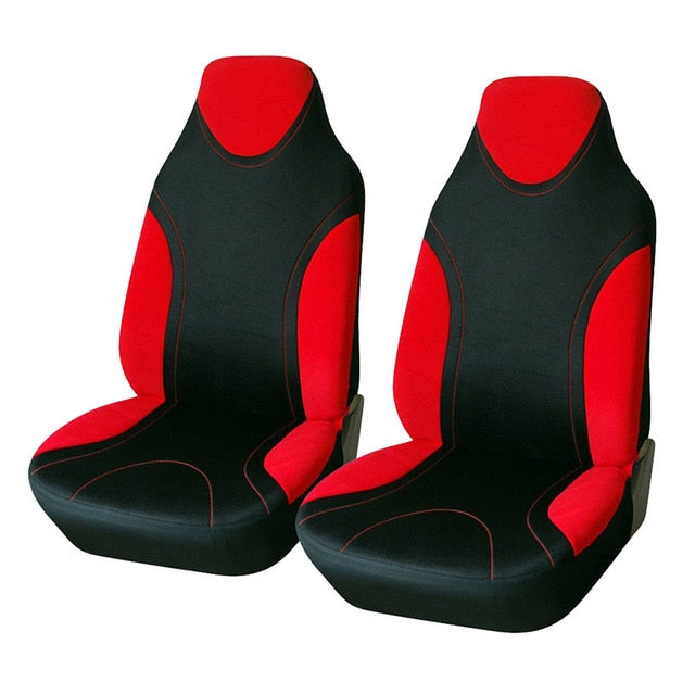 AUTOYOUTH Sports Style High Back Bucket Car Seat Cover 2PCS Fits Most Auto Interior Accessories Seat Covers 5 Colours