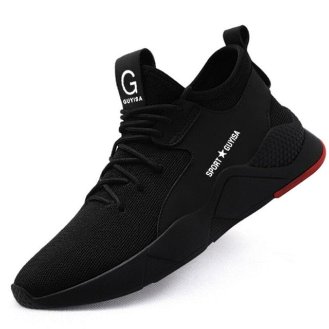 Women and Men's Steel Toe Work Safety Shoes Breathable Sneakers Puncture Proof Boots Comfortable Industrial Shoes for Men