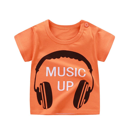 Unini-yun New Summer Baby T Shirt for Girls Kids Clothes Short Sleeve Cartoon T-Shirt Baby Girl Tops Tee Toddler Girl Clothes