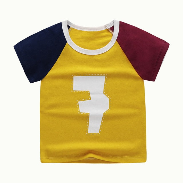 Unini-yun New Summer Baby T Shirt for Girls Kids Clothes Short Sleeve Cartoon T-Shirt Baby Girl Tops Tee Toddler Girl Clothes