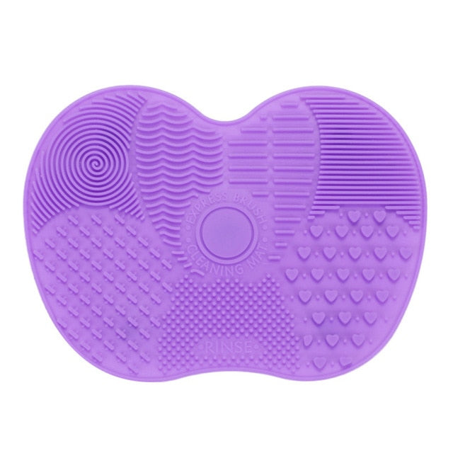 1PC Silicone Makeup Brush Cleaner Pad Make Up Washing Brush Gel Cleaning Mat Foundation Makeup Brush Scrubber Board Tool