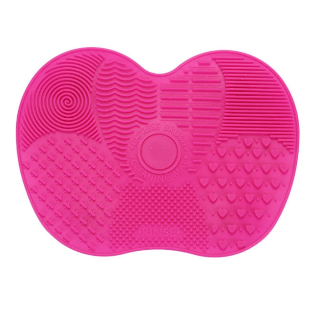1PC Silicone Makeup Brush Cleaner Pad Make Up Washing Brush Gel Cleaning Mat Foundation Makeup Brush Scrubber Board Tool