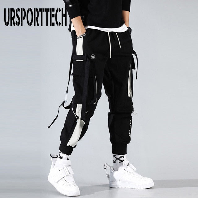 Streetwear Pockets 2020 Men's Jogger Pants Hip Hop Sweatpants Joggers Trousers Tactical Mens Pants Cargo Harem Pants Men Clothes