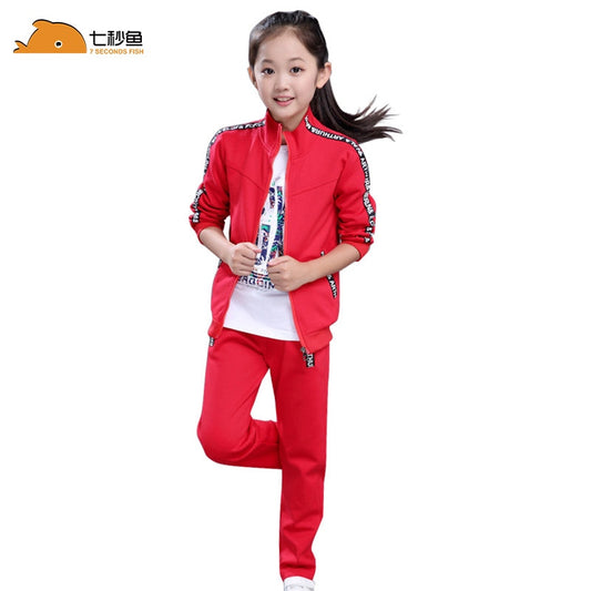 kids clothes 2020 girls clothing sets 4-15 girl outfits two piece  sport sets  girls spring clothing set  kids training suit