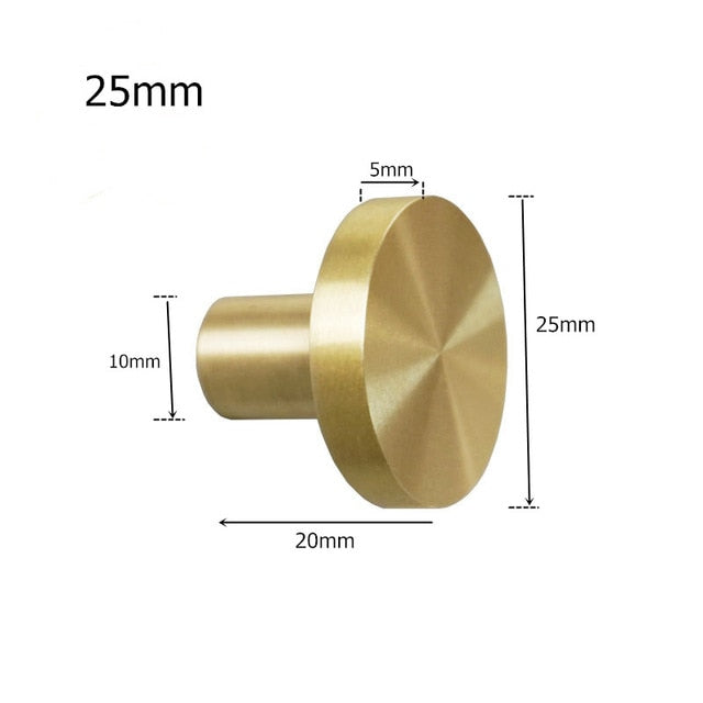 Brass Gold Cabinet Knobs and Handles Furniture Handles Drawer Knobs Copper Kitchen Knobs Cabinet Pulls