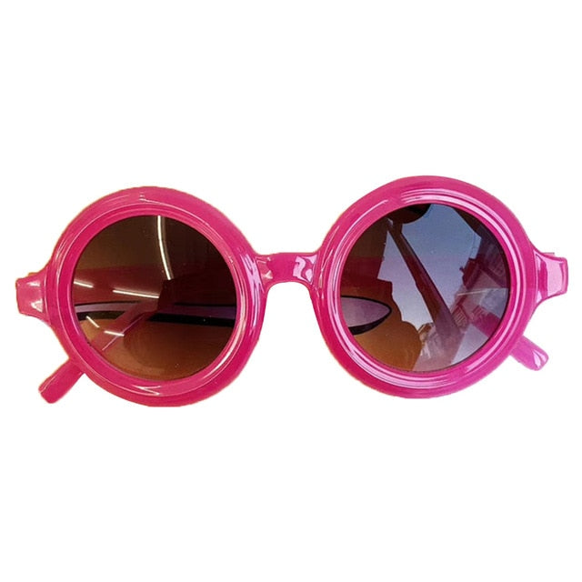 6 Colors Toddler Kid Sunglasses Boy Girl Solid Leopard Fashion Sun Glasses Kid Eyeglasses Beach Eyewear