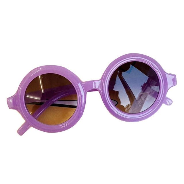 6 Colors Toddler Kid Sunglasses Boy Girl Solid Leopard Fashion Sun Glasses Kid Eyeglasses Beach Eyewear
