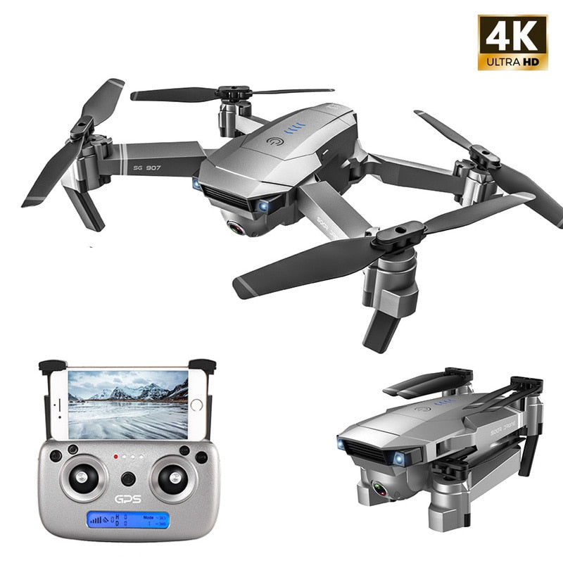 SG907 GPS Drone with Camera 4K 5G Wifi RC Quadcopter Optical Flow Foldable Mini Dron 1080P HD Camera Drone VS E520S E58 XS812