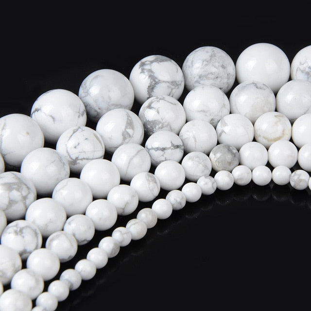 Chanfar 4 6 8 10 12mm Natural Stone Beads Black Lava Tiger Eye Bulk Loose Stone Beads For DIY Making Bracelet Necklace Jewelry