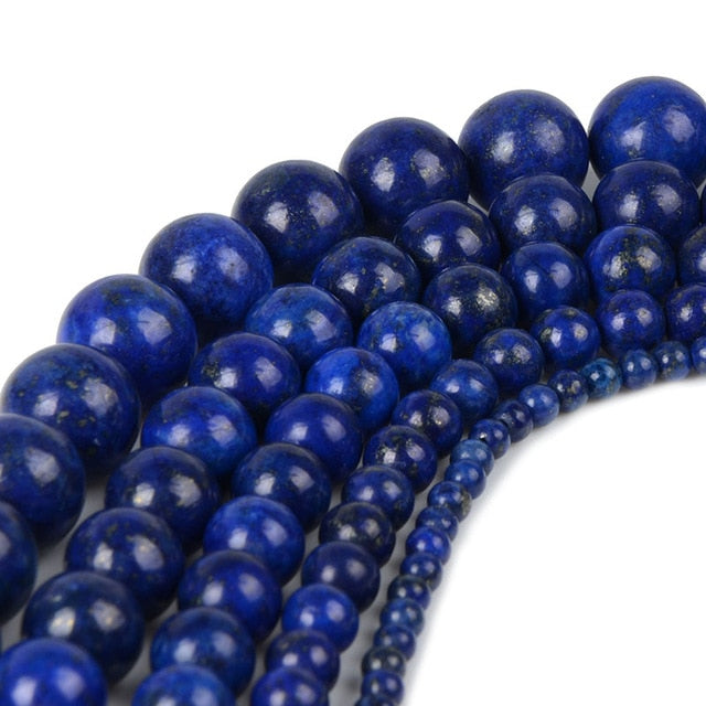 Chanfar 4 6 8 10 12mm Natural Stone Beads Black Lava Tiger Eye Bulk Loose Stone Beads For DIY Making Bracelet Necklace Jewelry