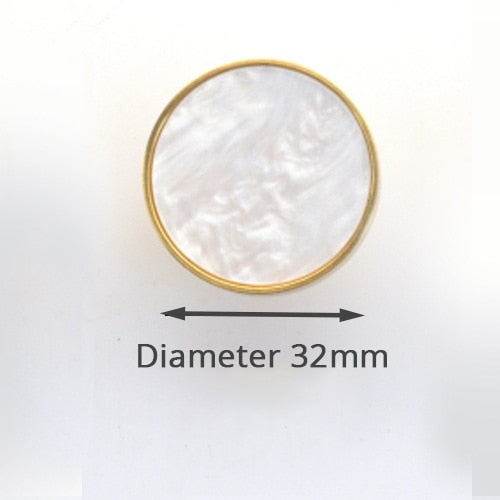 KAK Brass Hooks Shell Nordic Pastoral Gold Cabinet Knobs Bathroom  Kitchen Hallway Clothes Wall Hangings Hooks Furniture Knobs
