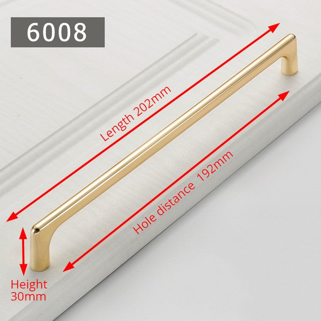 KAK Zinc Alloy Pearl Gold Cabinet Knobs Kitchen Door Handles Drawer Cupboard Door Handle Cabinet Handles for Furniture Hardware