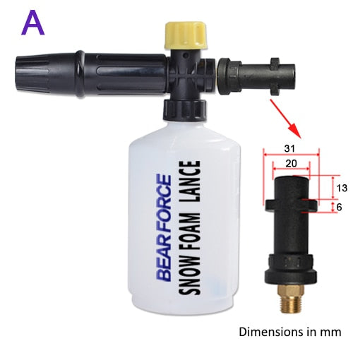 Car Wash Foam Gun Nozzle foam cannon foam generator for Karcher Kranzle Interskol Elitech Huter Gerni Stihl High Pressure Washer