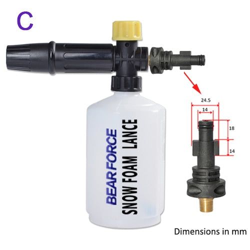 Car Wash Foam Gun Nozzle foam cannon foam generator for Karcher Kranzle Interskol Elitech Huter Gerni Stihl High Pressure Washer