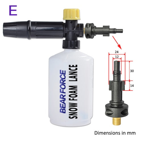 Car Wash Foam Gun Nozzle foam cannon foam generator for Karcher Kranzle Interskol Elitech Huter Gerni Stihl High Pressure Washer