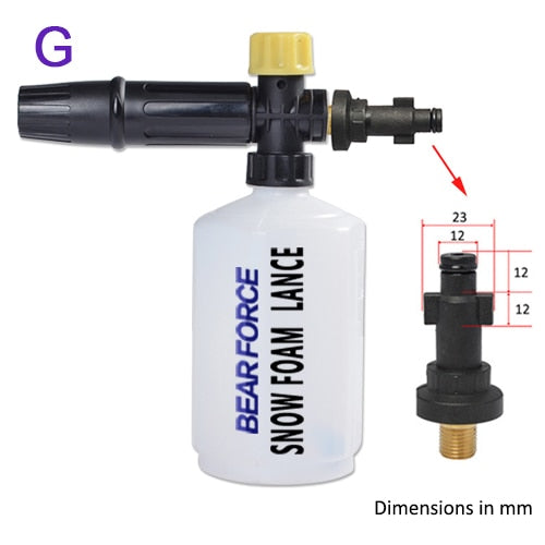 Car Wash Foam Gun Nozzle foam cannon foam generator for Karcher Kranzle Interskol Elitech Huter Gerni Stihl High Pressure Washer