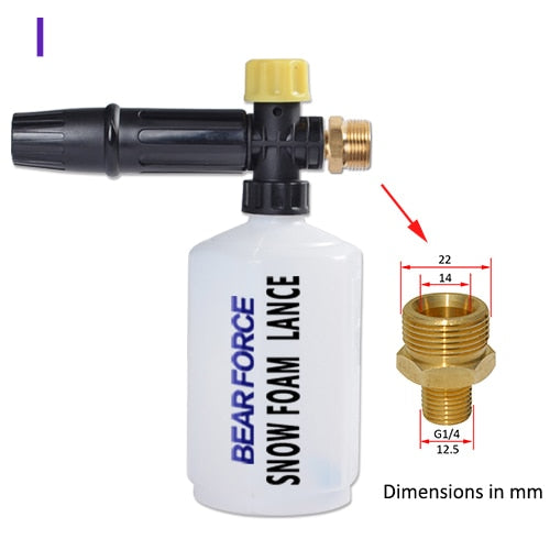 Car Wash Foam Gun Nozzle foam cannon foam generator for Karcher Kranzle Interskol Elitech Huter Gerni Stihl High Pressure Washer