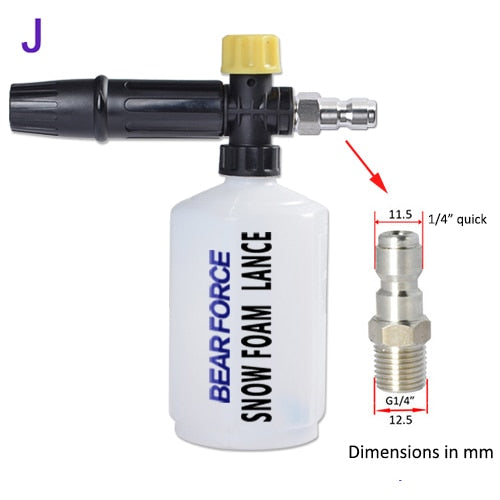 Car Wash Foam Gun Nozzle foam cannon foam generator for Karcher Kranzle Interskol Elitech Huter Gerni Stihl High Pressure Washer