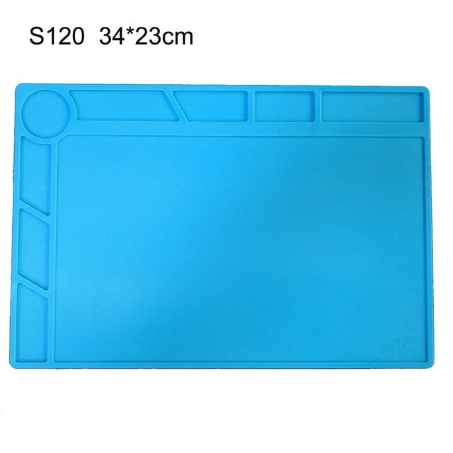 ESD Heat Insulation Working mat Soldering Station Iron Phone Computer Repair Mat Magnetic Heat-resistant BGA Insulator Platform