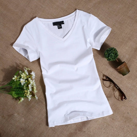MRMT 2020 Women's T Shirt Women Short Sleeved Slim Solid Color Womens Simple Tee T-Shirt For Female Tshirt