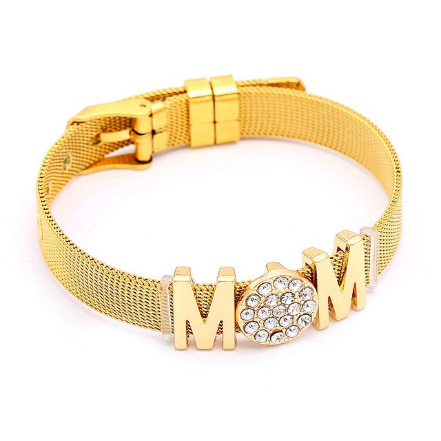 SEIALOY Fashion Stainless Steel Mesh Watch Chain Bracelets For Women Men Rose Gold Charm Brands Bracelet Bangles Jewelry