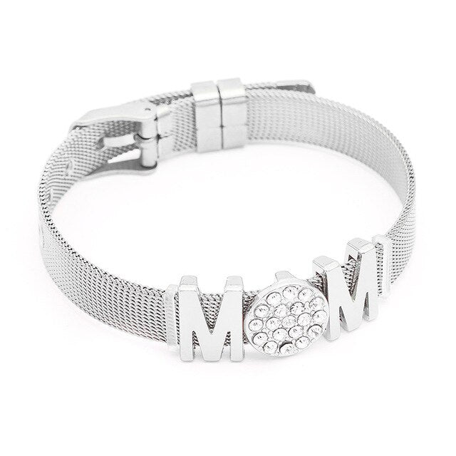 SEIALOY Fashion Stainless Steel Mesh Watch Chain Bracelets For Women Men Rose Gold Charm Brands Bracelet Bangles Jewelry