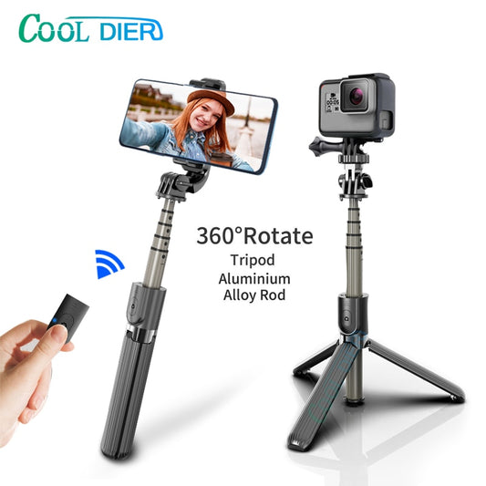 High quality Wireless bluetooth Selfie Stick Tripod With Remote Palo Selfie Extendable Foldable Monopod For Iphone Action Camera