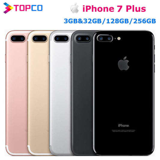 Apple iPhone 7 Plus Factory Unlocked Original Mobile Phone 4G LTE 5.5" Dual Core A10 12MP RAM 3GB ROM 128GB Cell phone NFC