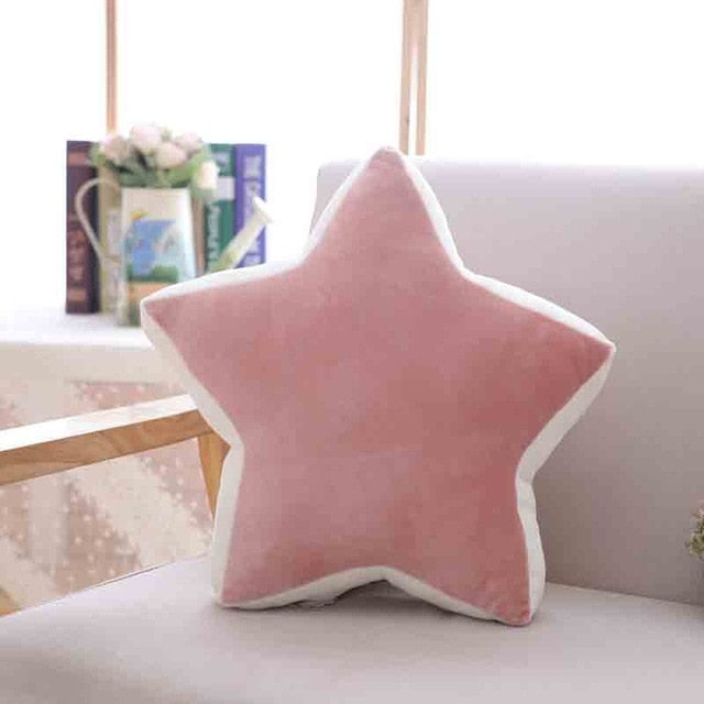 Lucky Boy Sunday Colorful Moon Rainbow Star Cloud Conch Plush Pillow Kids Plush Toys Soft Sofa Cushion Baby Sleeping Pillow Gift
