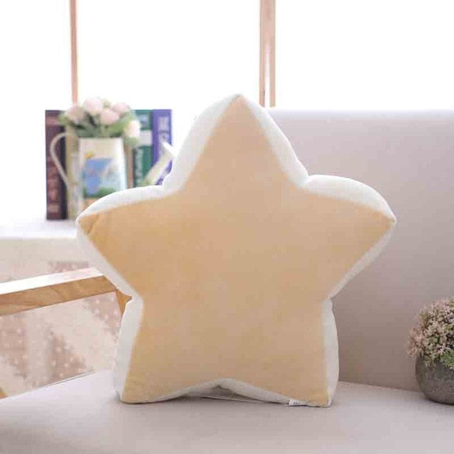 Lucky Boy Sunday Colorful Moon Rainbow Star Cloud Conch Plush Pillow Kids Plush Toys Soft Sofa Cushion Baby Sleeping Pillow Gift