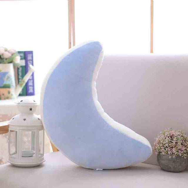 Lucky Boy Sunday Colorful Moon Rainbow Star Cloud Conch Plush Pillow Kids Plush Toys Soft Sofa Cushion Baby Sleeping Pillow Gift