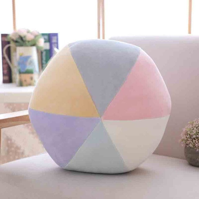 Lucky Boy Sunday Colorful Moon Rainbow Star Cloud Conch Plush Pillow Kids Plush Toys Soft Sofa Cushion Baby Sleeping Pillow Gift