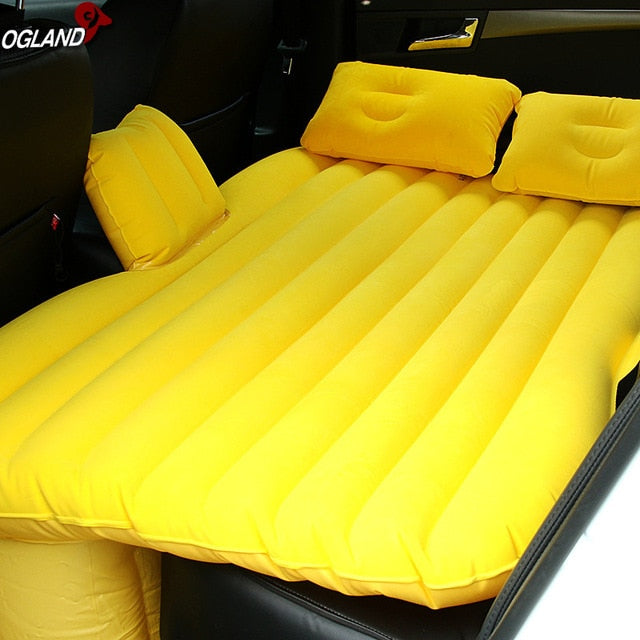 OGLAND Car Air Inflatable Travel Mattress Bed for Car Back Seat Mattress Multifunctional Sofa Pillow Outdoor Camping Mat Cushion