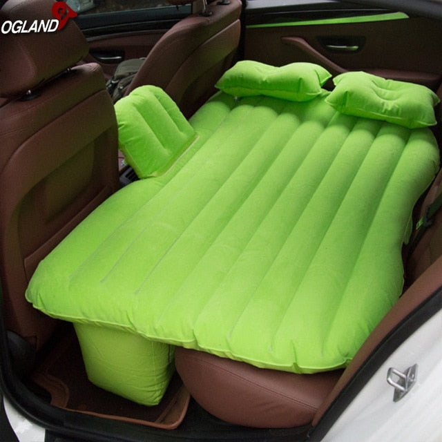 OGLAND Car Air Inflatable Travel Mattress Bed for Car Back Seat Mattress Multifunctional Sofa Pillow Outdoor Camping Mat Cushion