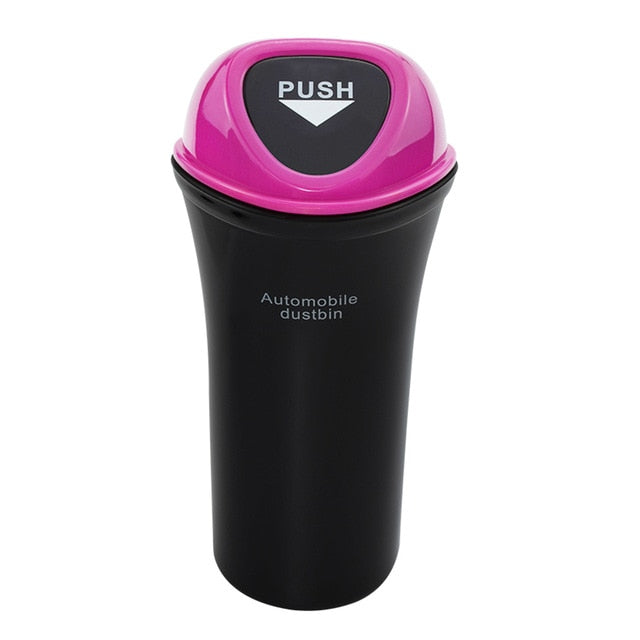 Car Trash Can Organizer Garbage Holder Automobiles Storage Bag Accessories Auto Door Seat Back Visor Trash Bin Paper Dustbin