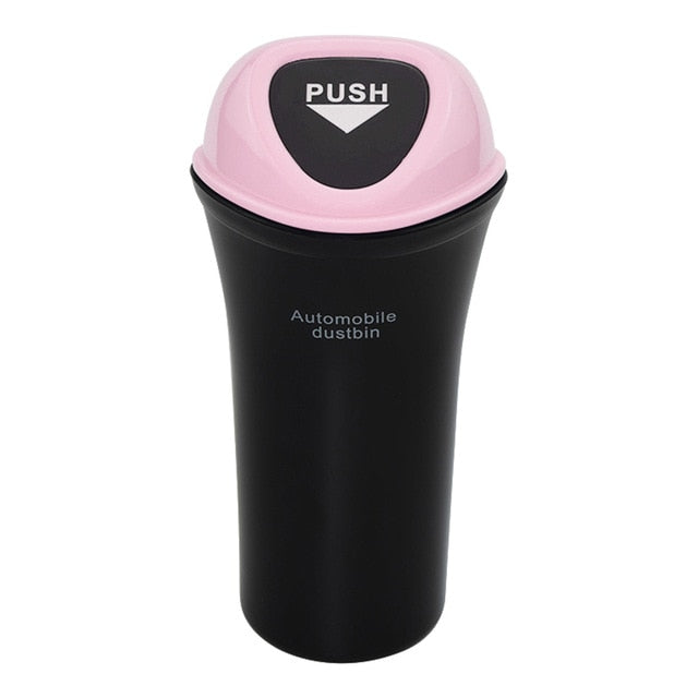 Car Trash Can Organizer Garbage Holder Automobiles Storage Bag Accessories Auto Door Seat Back Visor Trash Bin Paper Dustbin