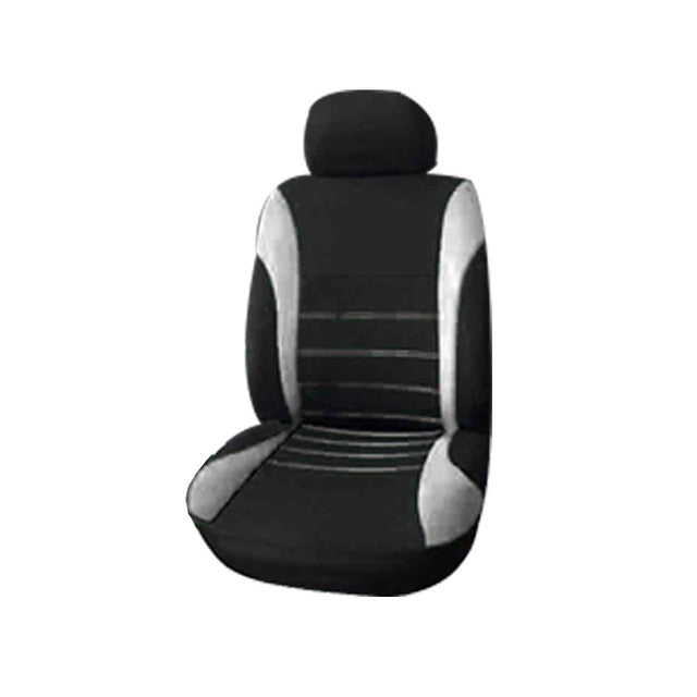 Car Seat Cover Fit Most Car Truck SUV or Van Breathable Auto Cushion Protector Polyester Cloth Universal Interior Accessories