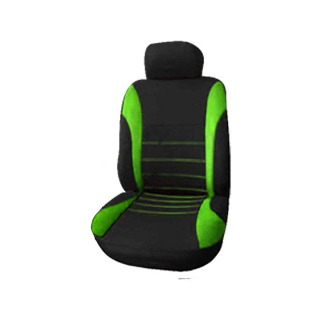 Car Seat Cover Fit Most Car Truck SUV or Van Breathable Auto Cushion Protector Polyester Cloth Universal Interior Accessories
