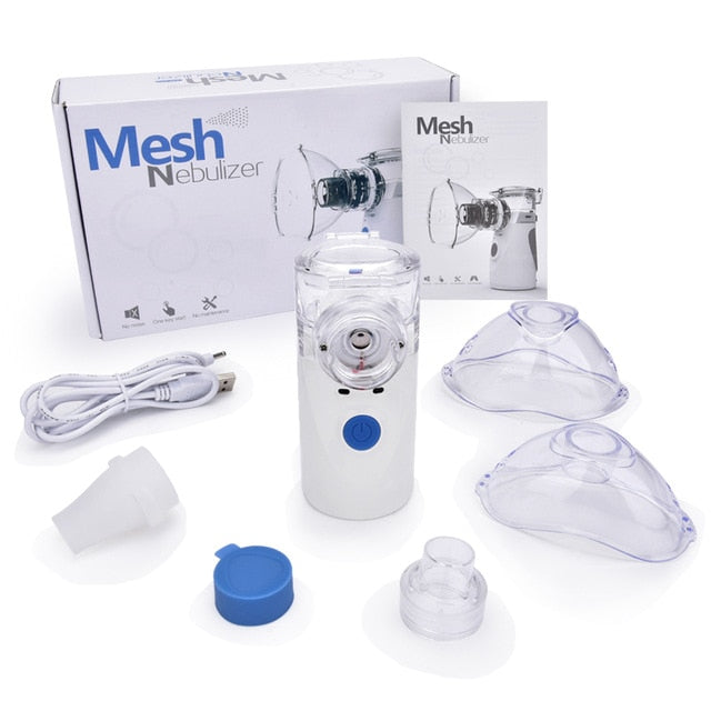 US Stock Portable Nebulizer Inhaler Adult Nebulizador Portatil Medical Equipment Health Care Inalador Adulto USB charge