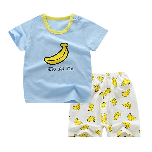 Baby Boys Clothes Sets Children Clothing Summer Short Sleeve Tracksuit for Boys Sport Suits Animal Costume for Kids Clothes