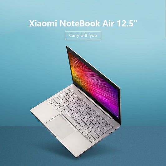 Original Xiaomi Air Notebook 12.5" PC 8th Intel Core M3-8100Y 4GB 128GB SATA SSD LPDDR3 1866MHz Laptop Gold
