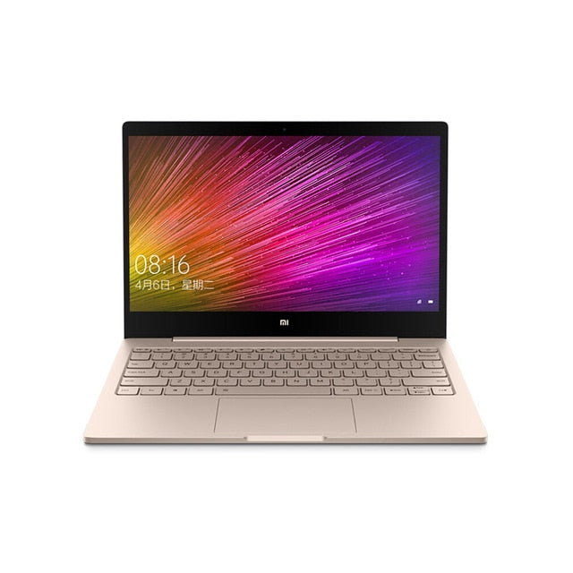 Original Xiaomi Air Notebook 12.5" PC 8th Intel Core M3-8100Y 4GB 128GB SATA SSD LPDDR3 1866MHz Laptop Gold