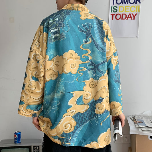 Japanese shirt men kimono 2020 Chinese kimono geisha new arrival Japanese street clothing harajuku kimono