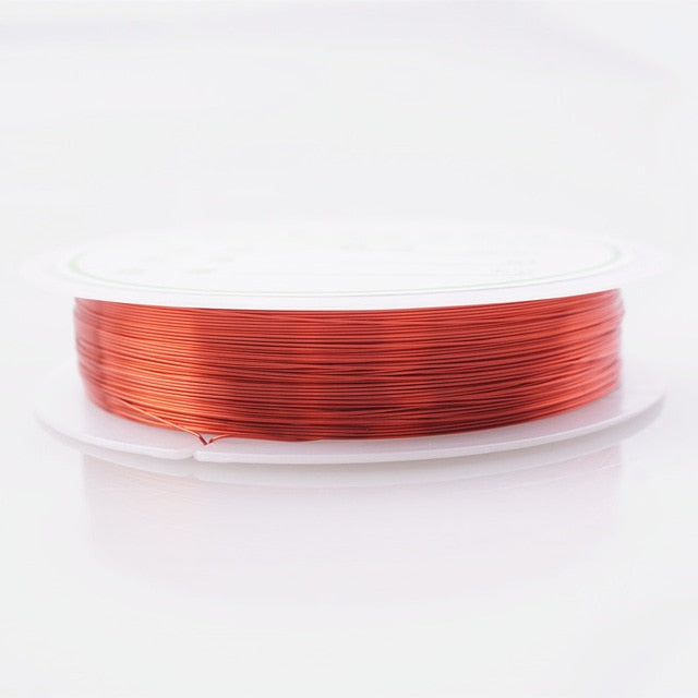 Colorfast Copper Wire For Bracelet Necklace Jewelry DIY Accessories 0.2/0.25/0.3/0.5/0.6/1.0mm Craft Beading Wire HK018