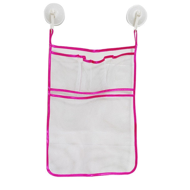 Baby Toy Mesh Bag Bath Bathtub Doll Organizer Suction Bathroom Bath Toy Stuff Net Baby Kids Bath Bathtub Toy Bath Game Bag Kids